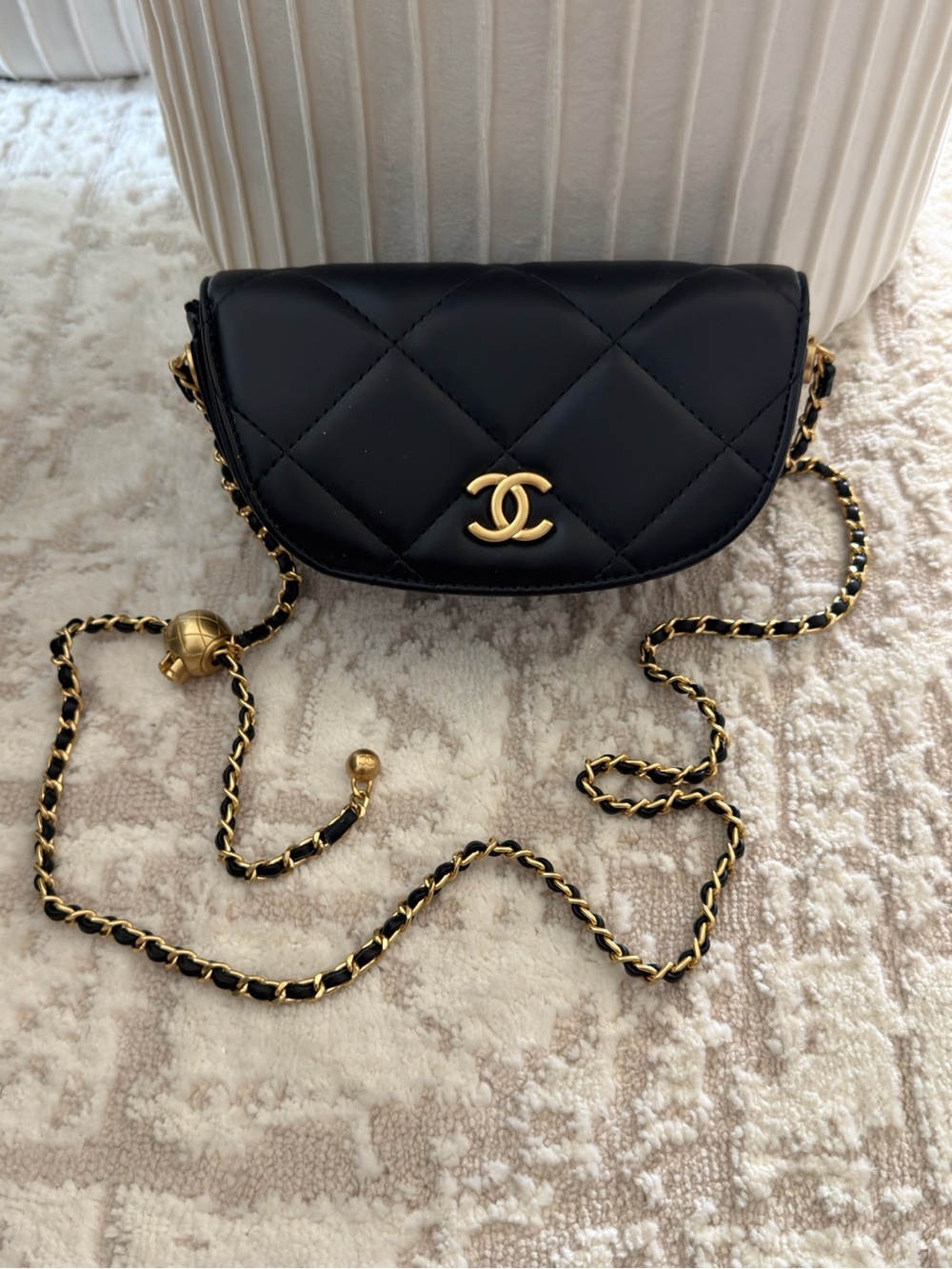 Chanel makeup bag (8” x 5”)